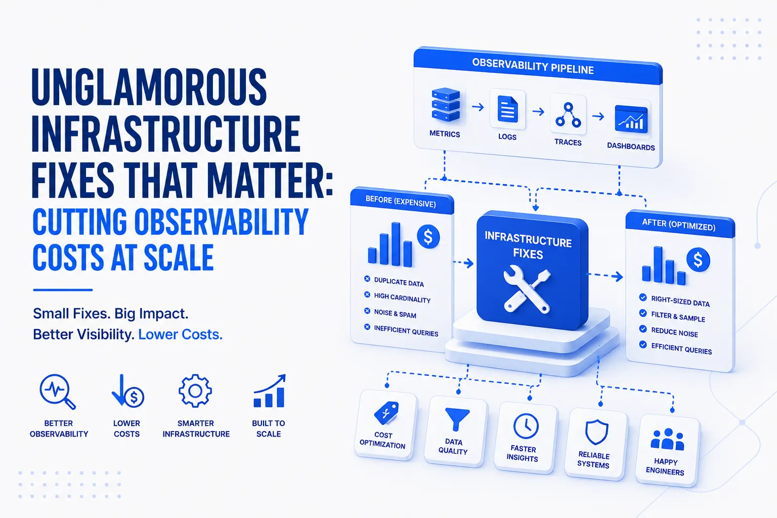 Unglamorous Infrastructure Fixes That Matter: Cutting Observability Costs at Scale