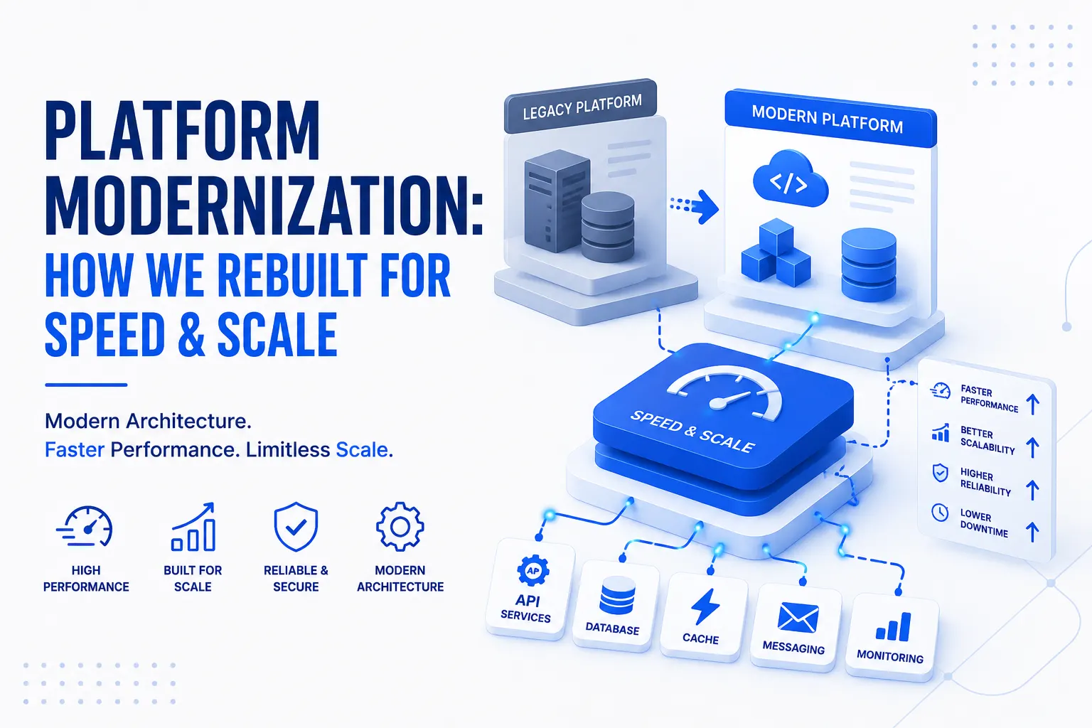 Platform Modernization: How We Rebuilt for Speed & Scale