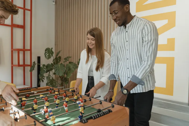 Foosball game
